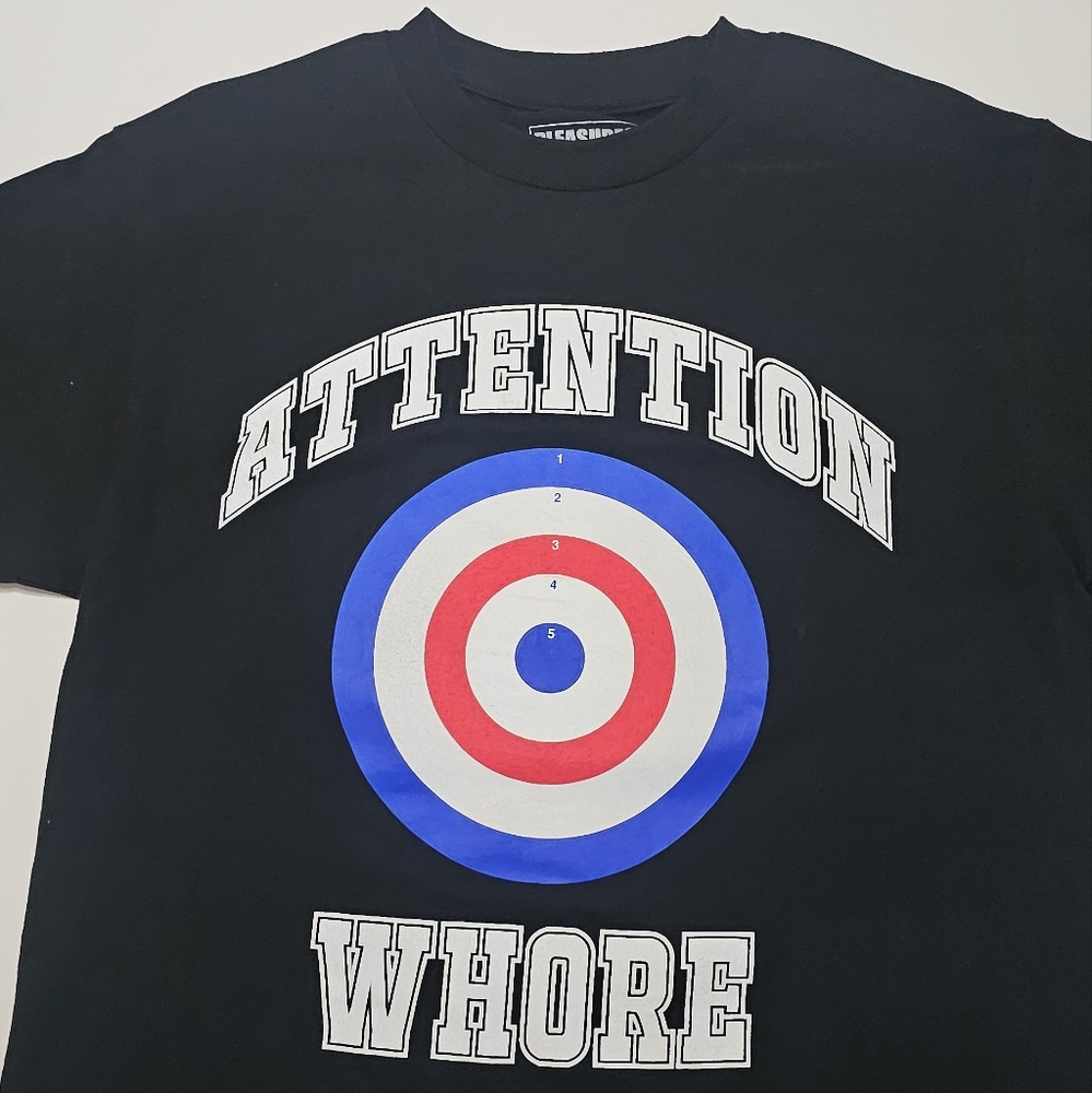Pleasures Tee Attention WH*RE